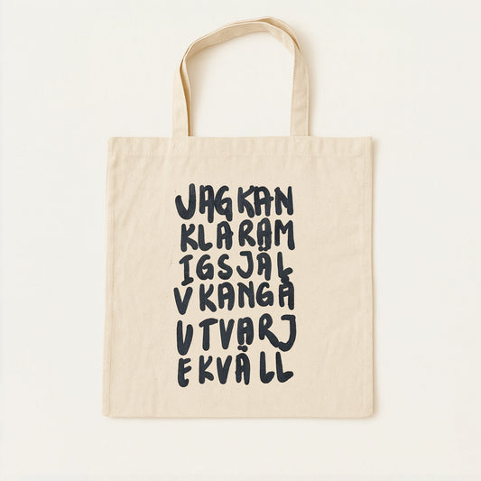 Tygpåse Jag kan klara mig själv